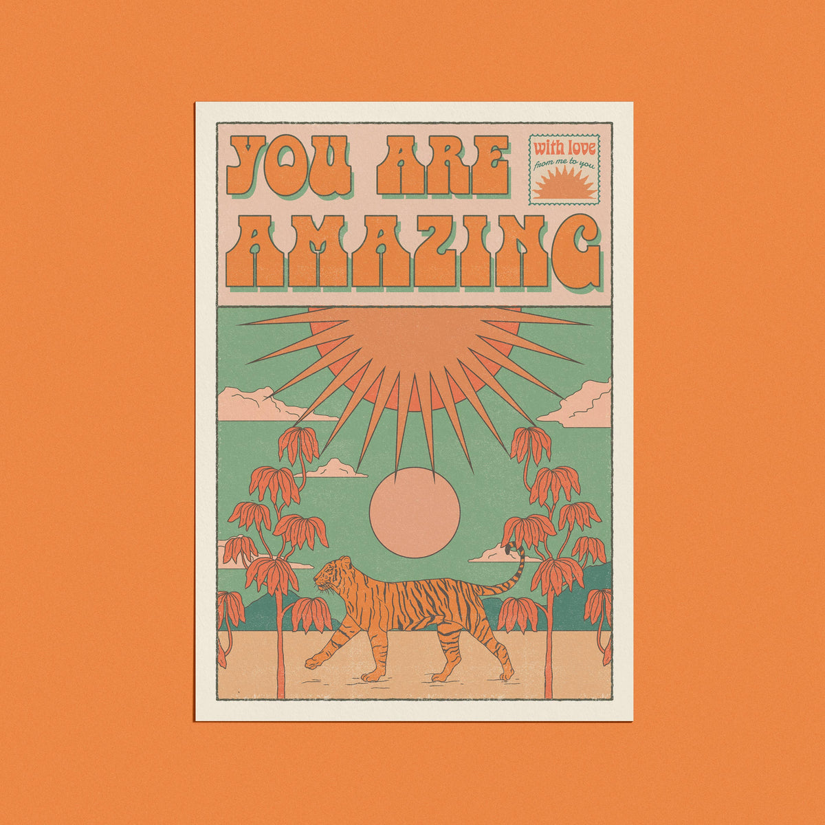 You Are Amazing Card - Sweet Pea & Little Wolf