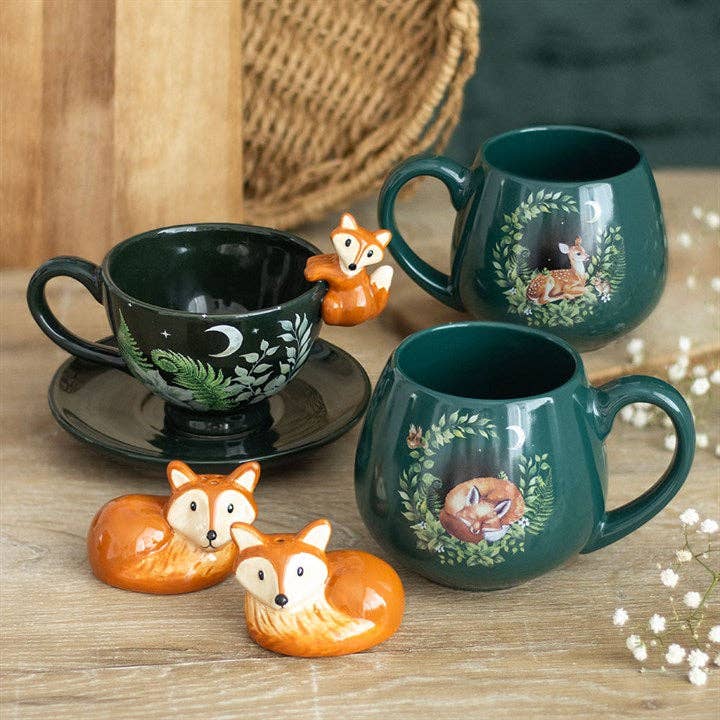 Fox Salt and Pepper Shakers - Sweet Pea & Little Wolf