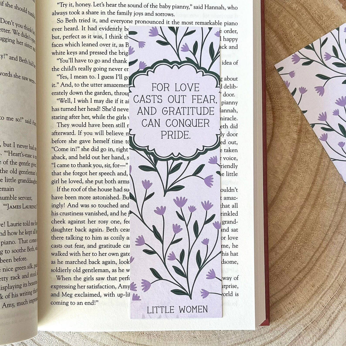Little Women - 'Love Casts Out Fear' Bookmark