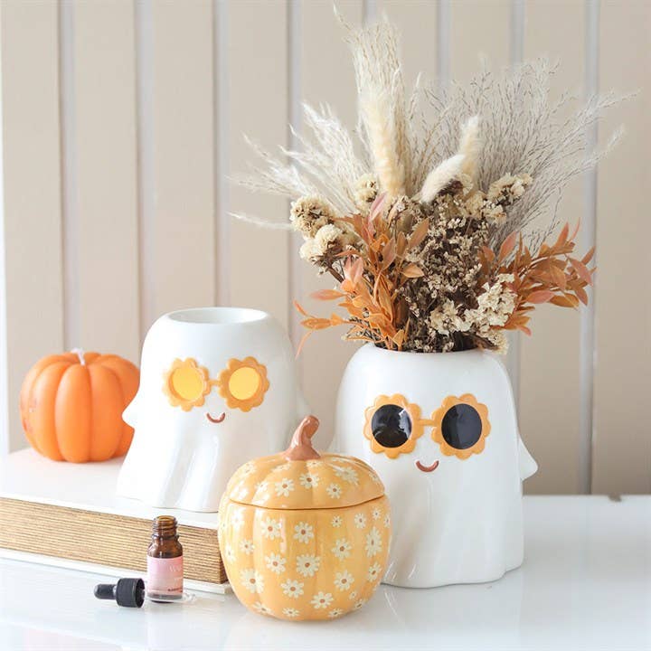 Groovy Ghost Halloween Vase - Sweet Pea & Little Wolf