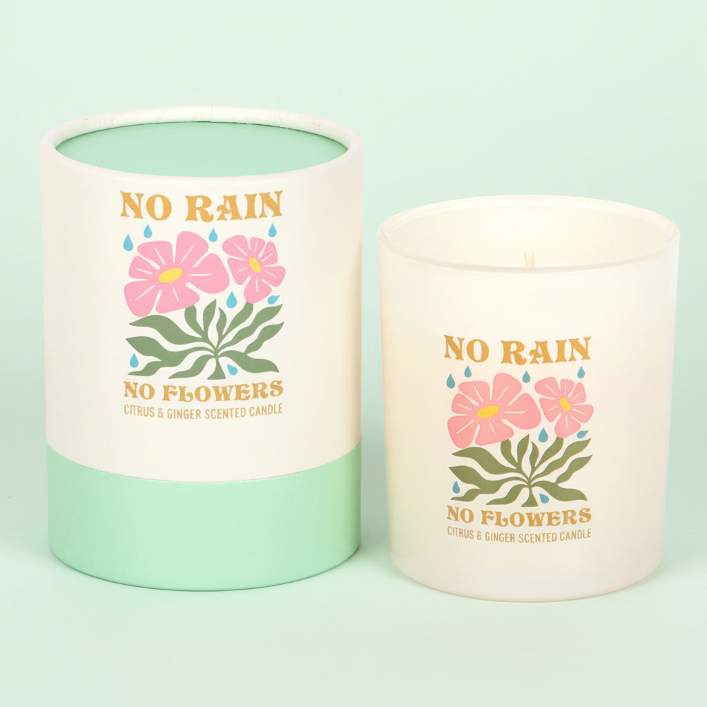 NO RAIN, NO FLOWERS CITRUS & GINGER CANDLE