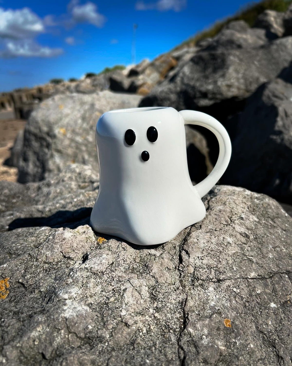 Ghost Shaped Mug - Sweet Pea & Little Wolf