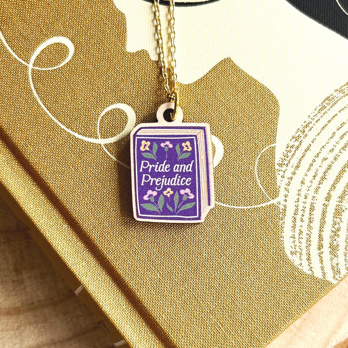 Pride and Prejudice Book Necklace - Sweet Pea & Little Wolf