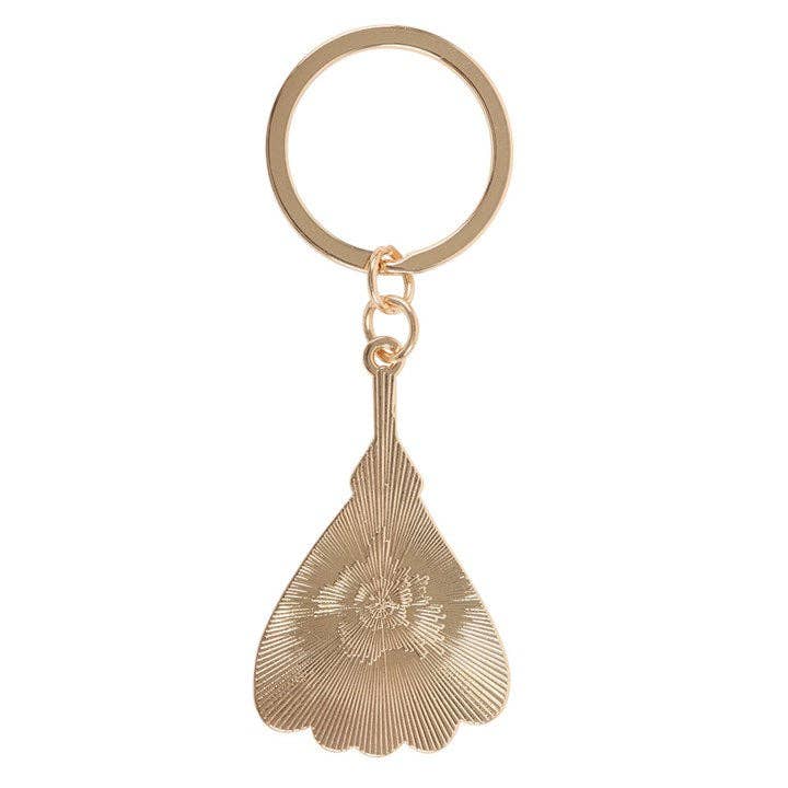 Thank You for Helping Me Grow Flower Keyring - Sweet Pea & Little Wolf