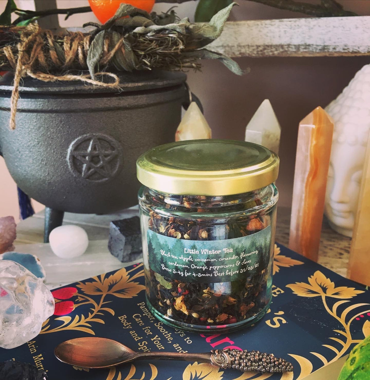 Jars of Sweet Pea Herbal Tea π