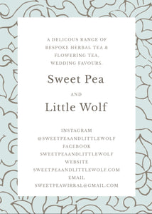 Sweet Pea & Little Wolf Wedding Favours