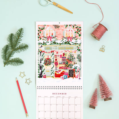 2027 Shopfront Scenes: Wall Calendar