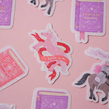 Fantasy Unicorn Holographic Vinyl Sticker - I Believe In Me
