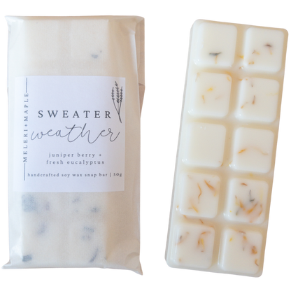 Sweater Weather Scented Snap Bar Wax Melt