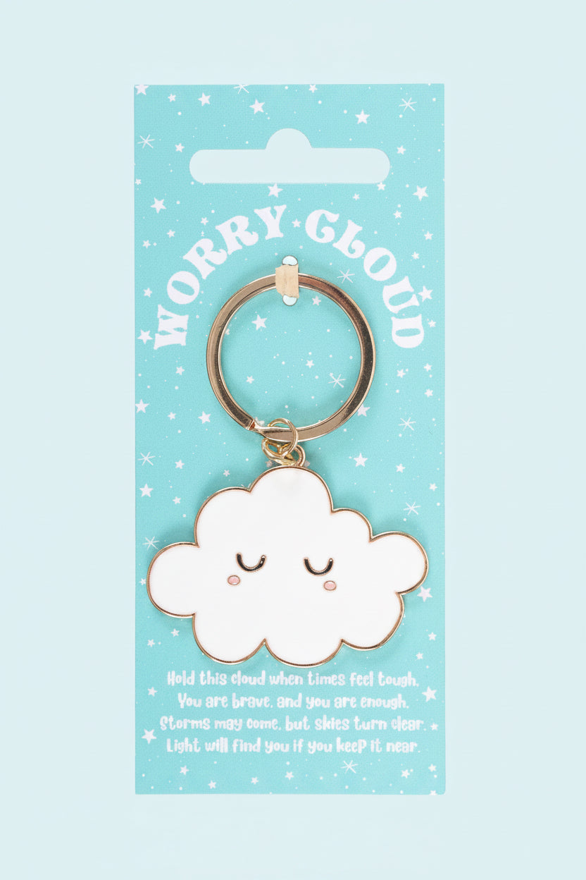 WORRY CLOUD KEYRING ☁️
