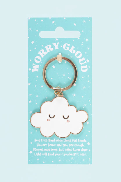WORRY CLOUD KEYRING ☁️