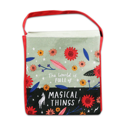 Insulated Lunch Picnic Bag Floral Pattern Magical Things