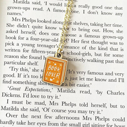Book Lover Necklace