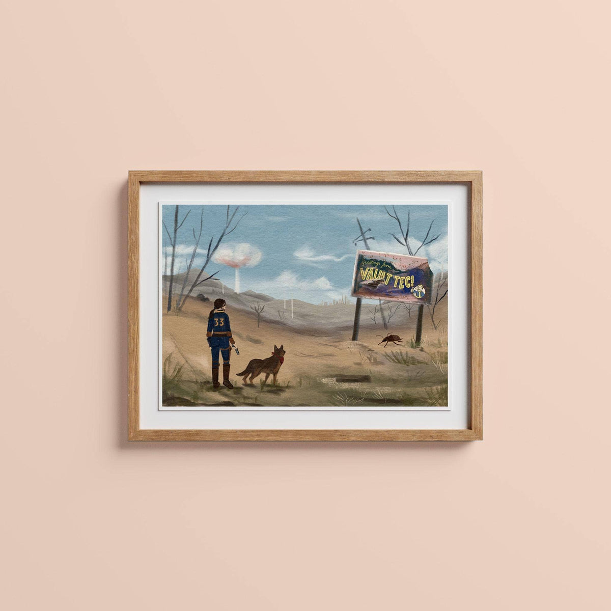 Lucy in the Wasteland Art Print