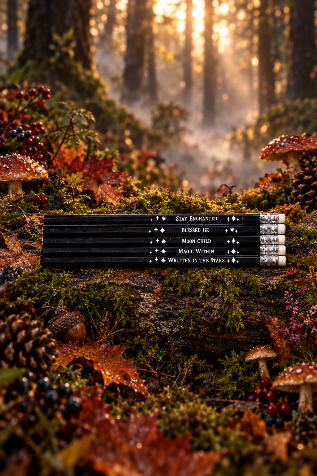 PACK OF 5 SPELLBOUND SECRETS PENCILS