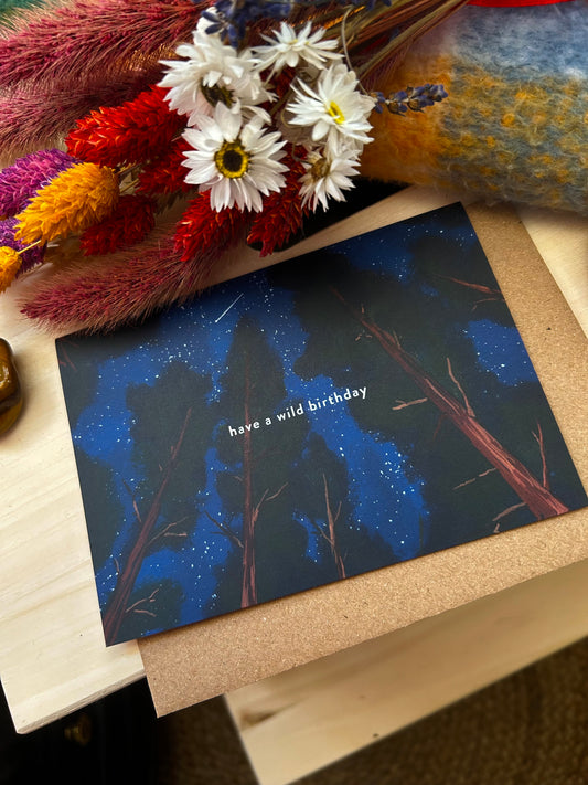 Wild Birthday Forest Card