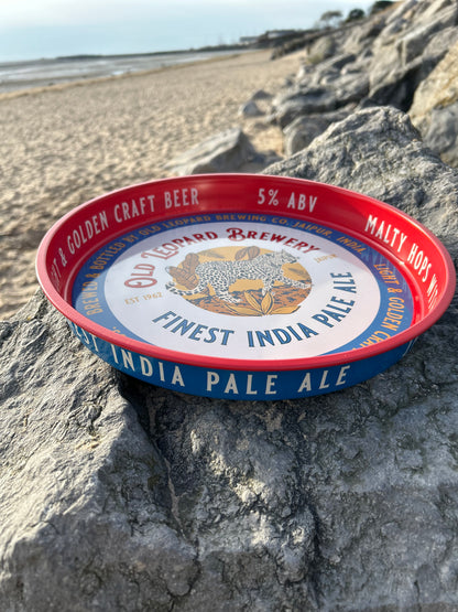 Round serving tray - Old Leopard Brewery 🐆
