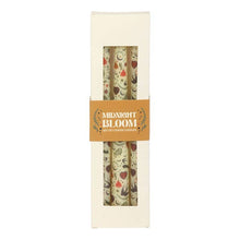Set of 3 Cream Folk Floral Print Taper Candles