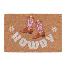 Natural Howdy Cowboy Boot Doormat