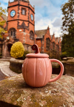 PINK CURLY PUMPKIN LIDDED MUG