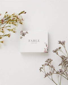 FABLE Enamel Fox Brooch: Matchbox