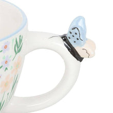 Hello Beautiful Ditsy Floral Print Mug with Butterfly