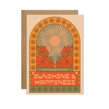 Sunshine & Happiness card