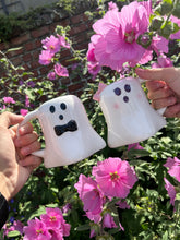 MR AND MRS BOO GHOST SHAPED MUG SET