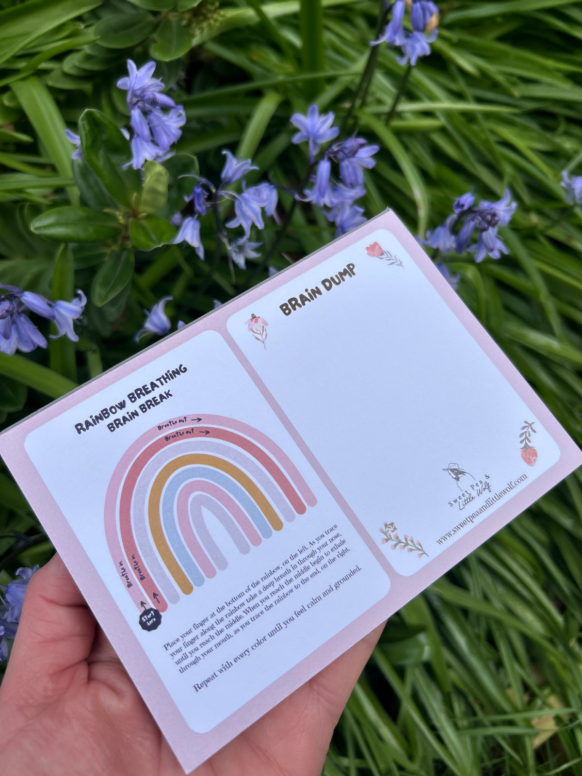 A6 Rainbow Brain Break Planner 🌈