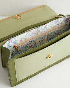 FABLE Embroidered Kingfisher Cross Body Purse