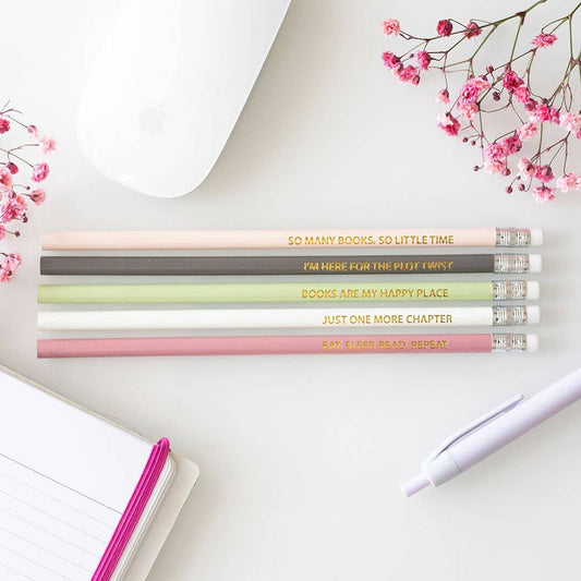 Pack of 5 Book Inspired Pencils ✏️