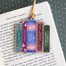 Classic Women Of Literature Book Stack Decoration: Dark Purple