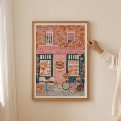 Pumpkin Spice Bakery Print A4