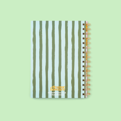 Grateful For Every Day Sunflower Notebook by Eleanor Bowmer