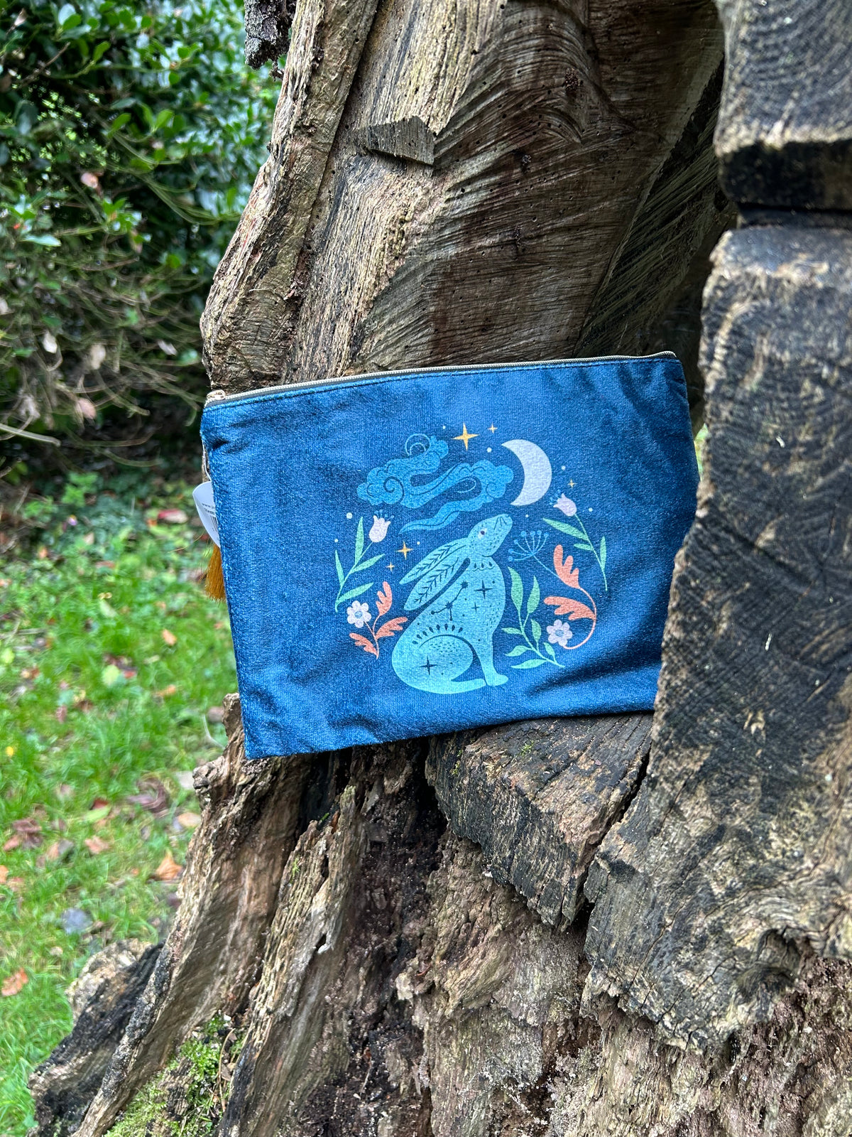 MIDNIGHT HARE VELVET MAKEUP BAG 🐇🌙