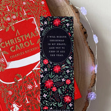 A Christmas Carol - 'I Will Honour Christmas' Bookmark