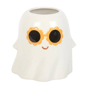 Groovy Ghost Halloween Vase