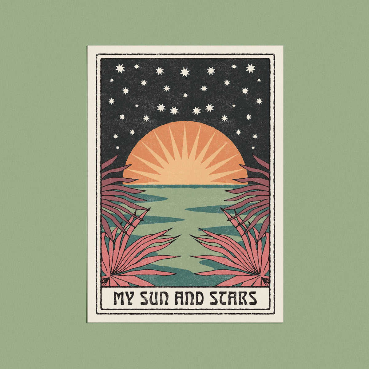My Sun and Stars Card