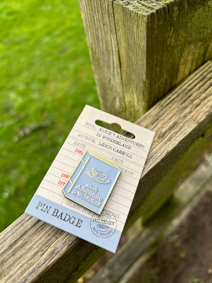 Pin Badge - Pulteney Press (Alice)