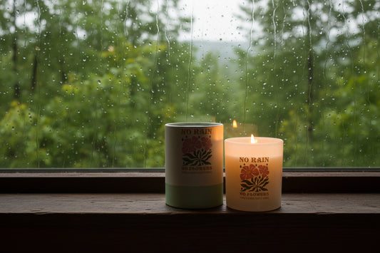 NO RAIN, NO FLOWERS CITRUS & GINGER CANDLE