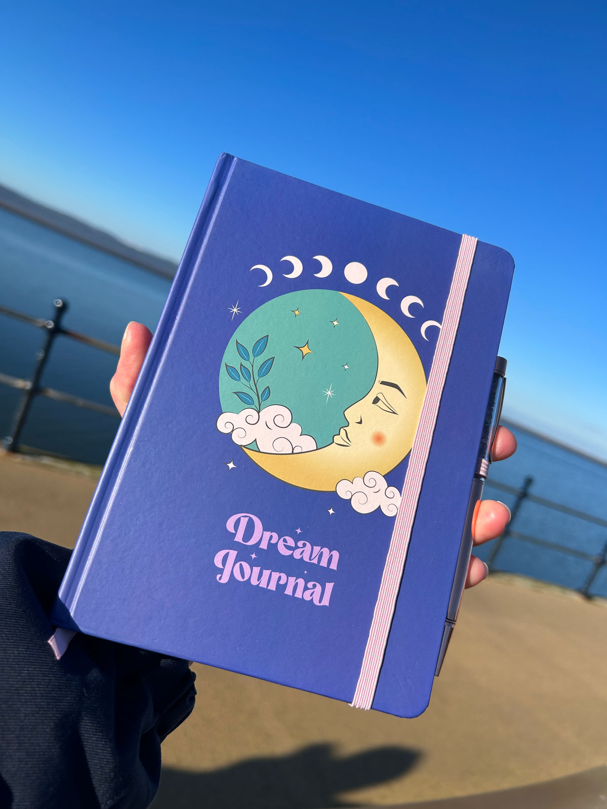 THE MOON DREAM JOURNAL WITH AMETHYST PEN