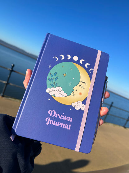 THE MOON DREAM JOURNAL WITH AMETHYST PEN