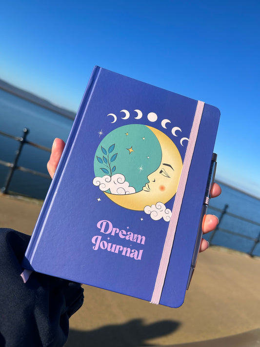 THE MOON DREAM JOURNAL WITH AMETHYST PEN