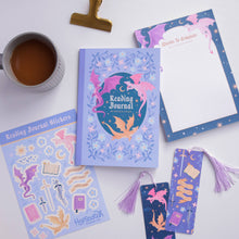 Reading Journal Dragon, Cosy Quest – 50 Book Review Notebook