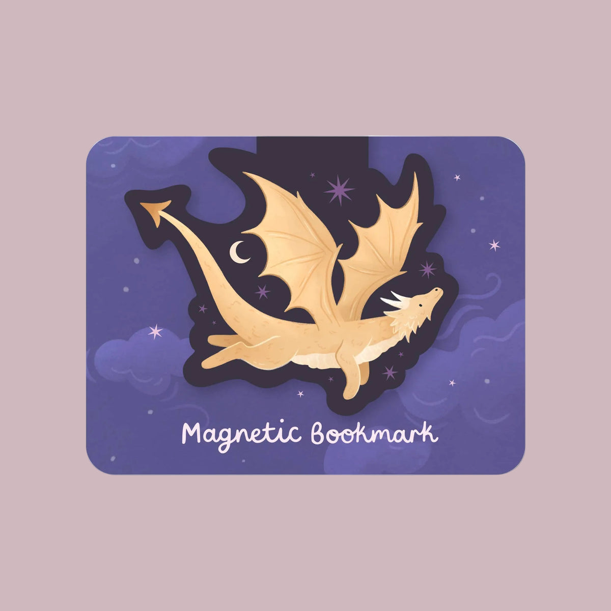 Gold Dragon Magnetic Bookmark