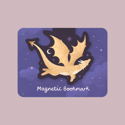 Gold Dragon Magnetic Bookmark