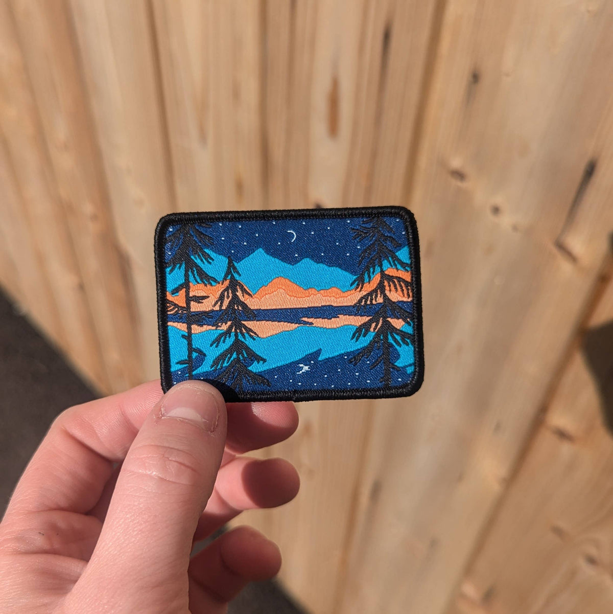 Forest Sunset Iron on Patch