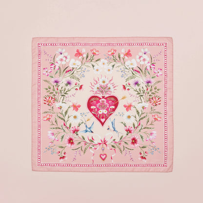 Penelope Pink Square Scarf