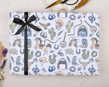 Rodeo Cowboy Blue Wrapping Paper | Gift Wrap: 420mm X 610mm / 1 Sheet Of Wrap