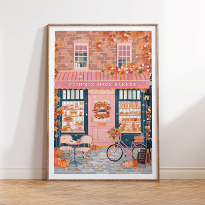 Pumpkin Spice Bakery Print A4